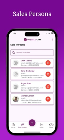 OneSRCE CRM Screenshot 1 of 4