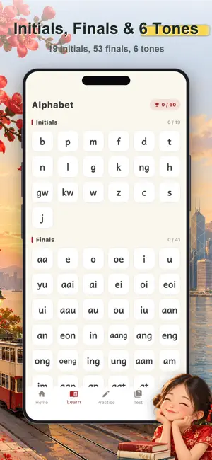 Learn Cantonese Jyutping screenshot 2
