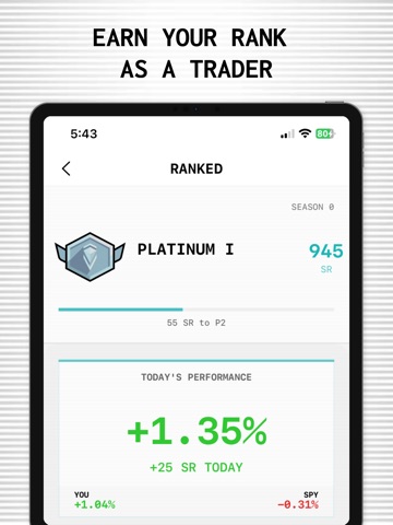 TraderRank iPad screenshot