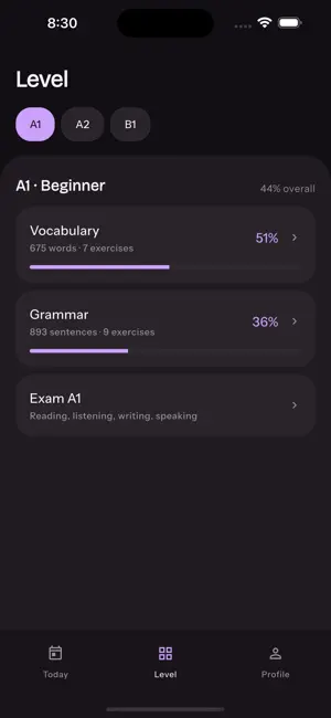 German A1 A2 B1 B2 + Exam screenshot 4