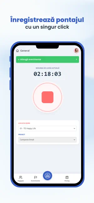 Pontaj HRiFlow screenshot 1
