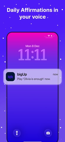bigUp - Robotic Affirmations Screenshot 2 of 10