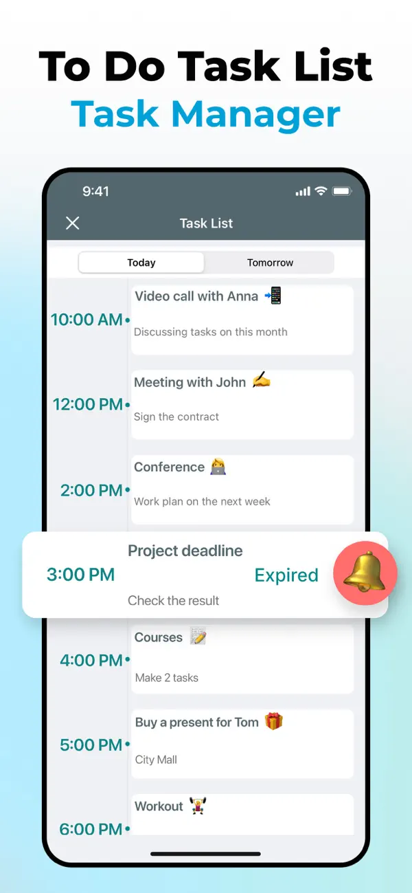 Screenshot #1 pour To Do Task List - Task Manager