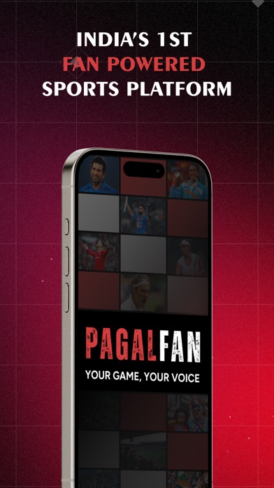 PagalFan - App for Sports Fans Screenshot