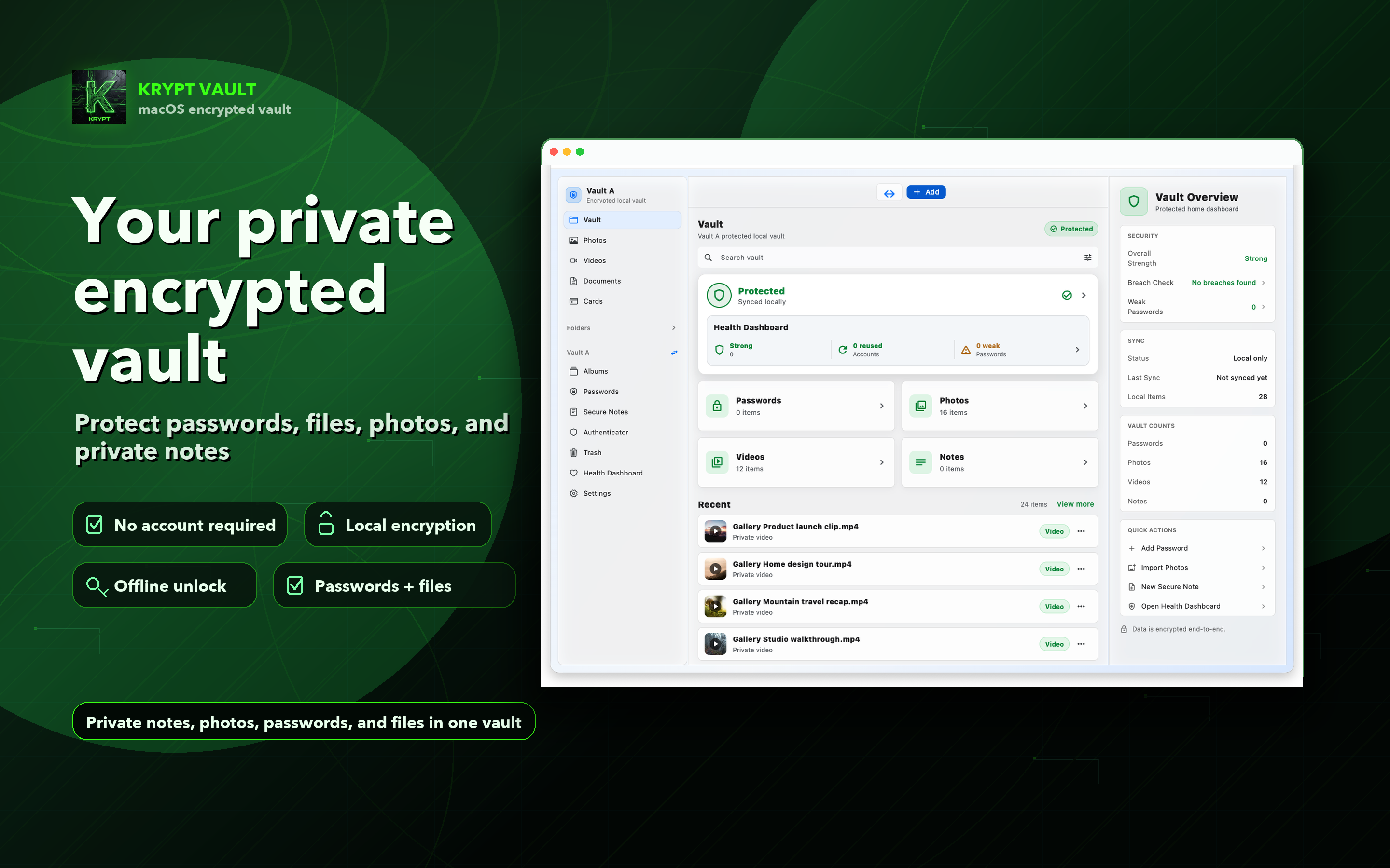 Krypt: Password & Secure Vault screenshot 17