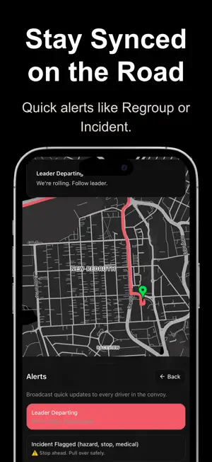 Convoy Tracker: Group Nav iPhone screenshot 2
