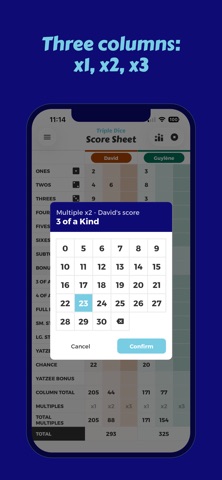 Triple Dice Score Sheet Screenshot 2 of 5