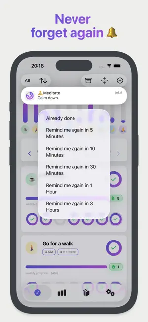 Habit Tracker - HabitBe screenshot 3