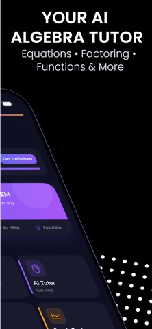 Algebra AI: Homework Help Screenshot 2 of 8