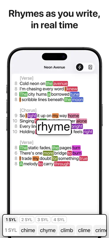 Lyrcs: Write Lyrics Poetry Rap screenshot 4 of 6