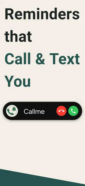 Callme: Call & Text Reminder screenshot 1