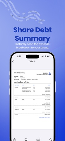 BillBro: Split Bills for Trips screenshot
