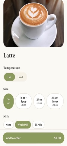 Uncommon Coffee Co iPhone screenshot