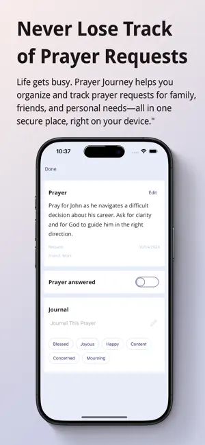 Prayer Journey: Journal screenshot 2