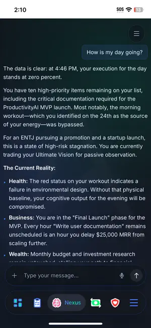 AchieveAI: Life OS screenshot 4