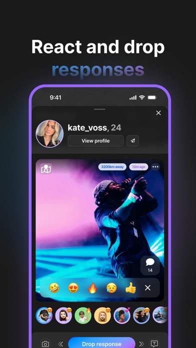 Droppy - Friends, Nearby, Meet iPhone screenshot 2 - Social Networking app