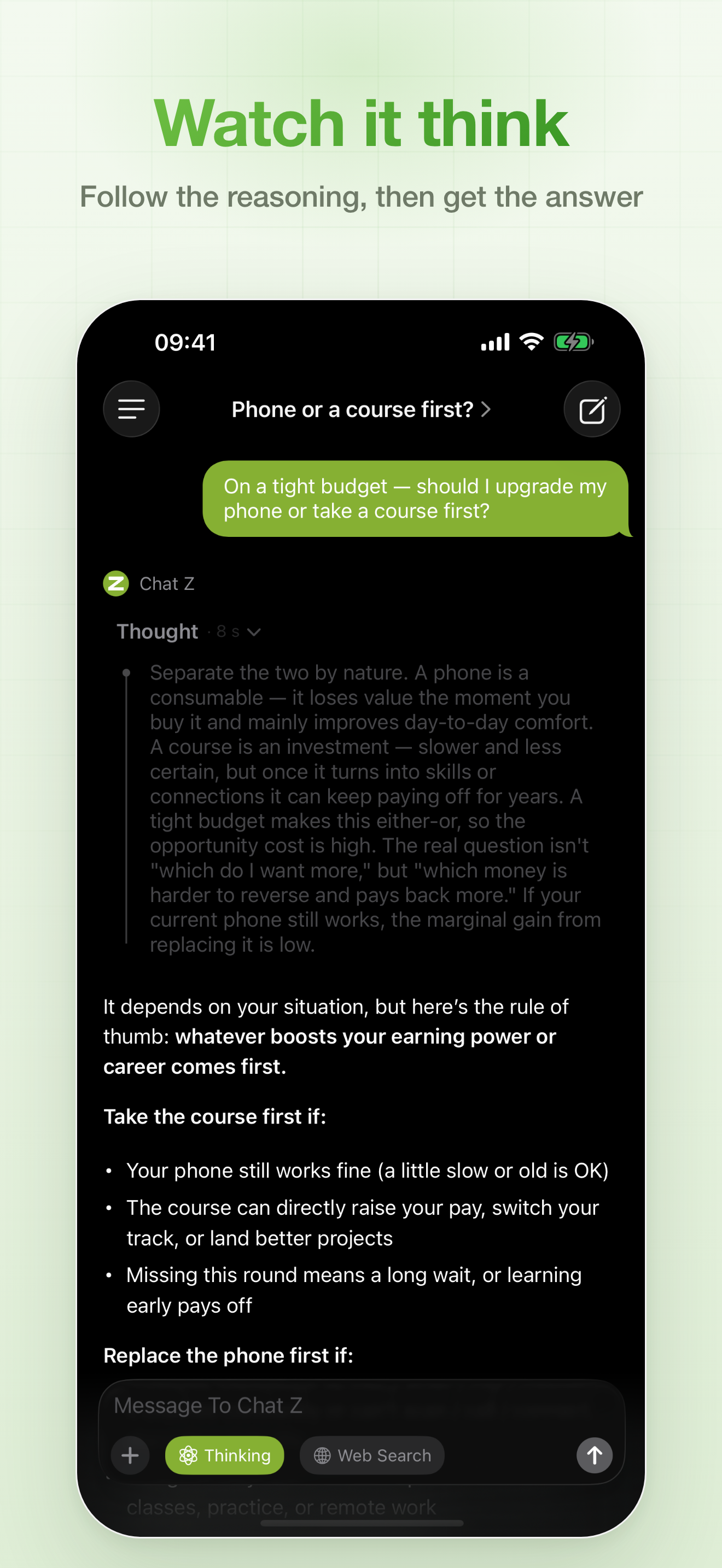 Chat Z - Ultra Chat Assistant screenshot 4