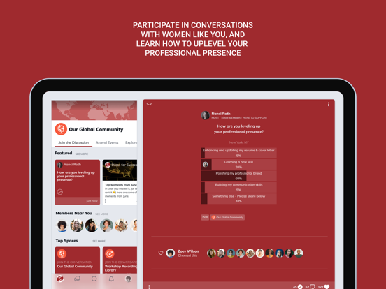 Dress for Success iPad screenshot 5 - Social Networking app