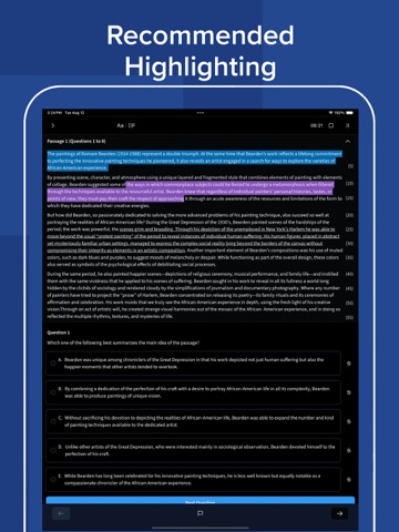 Blueprint LSAT iPad screenshot
