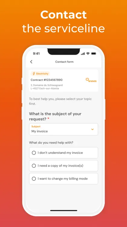 Screenshot 5 di 6 di MyEnovos