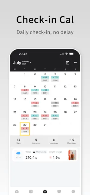 WeightDiary - Track better you iPhone screenshot 3