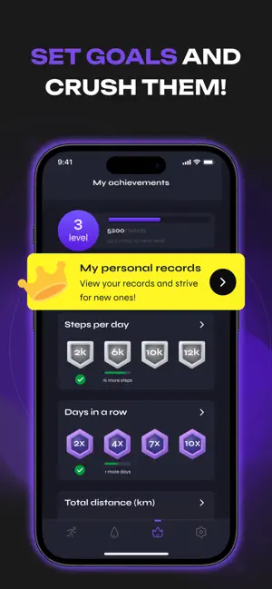 Pedometer - Stepper screenshot 2