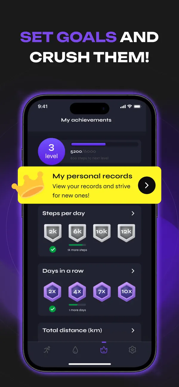 Screenshot #2 pour Podomètre - Stepper