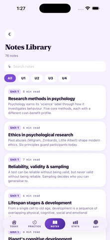 QCAA Study Psychology iPhone screenshot