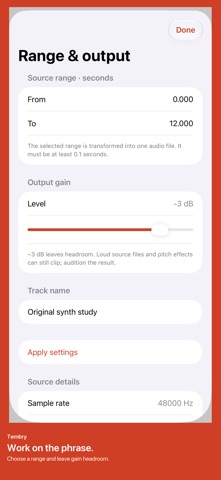 Tembry Practice Tracks screenshot 5