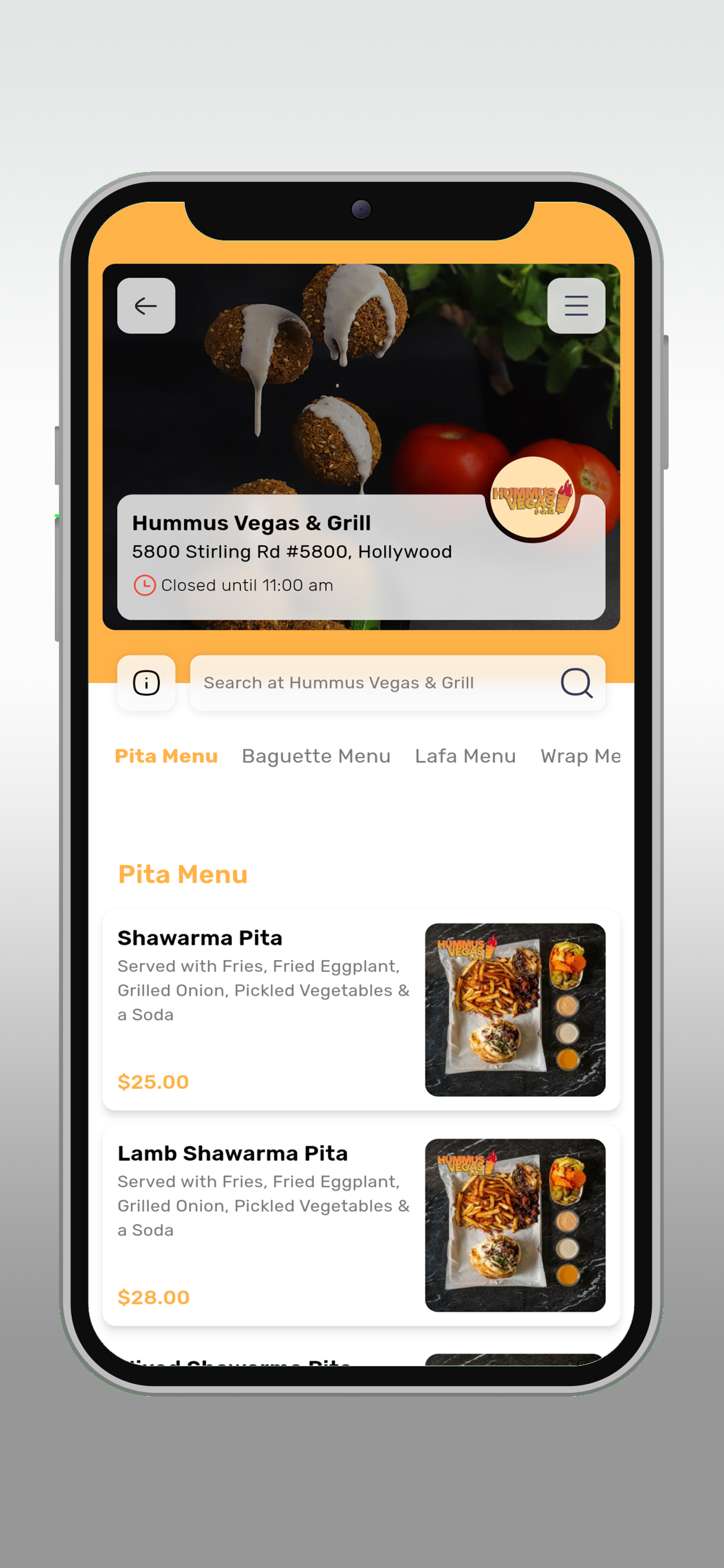 Hummus Vegas and Grill screenshot 3