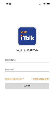 VoIPiTalk Mobile App Screenshot 1 of 10