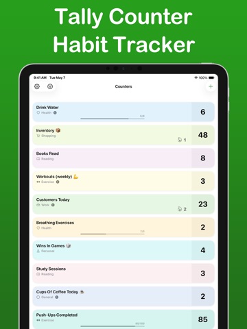 Tally Counter - EasyTally iPad screenshot