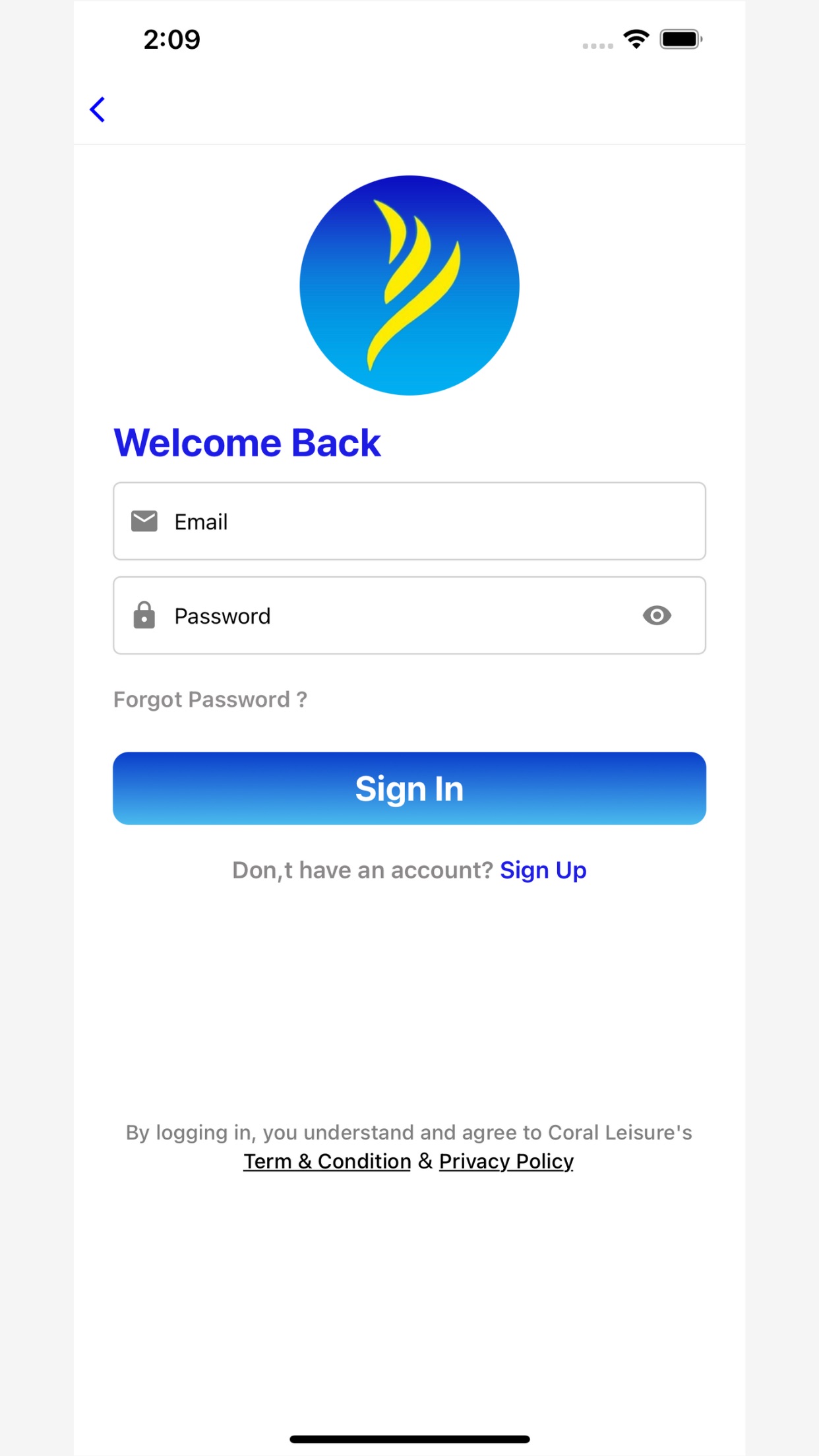 Screenshot 2 of Coral Leisure Customer