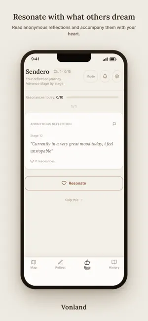 Vonland - A diary to reflect screenshot 4