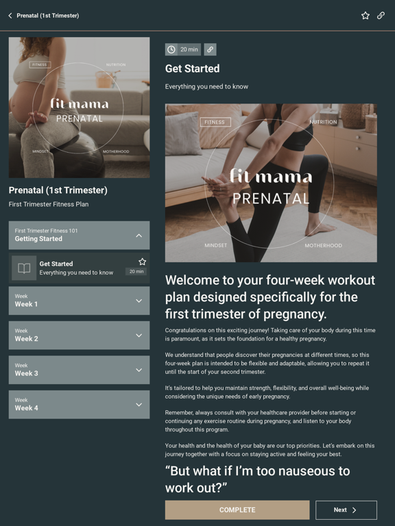 WellMamas iPad screenshot 2 - Health & Fitness app