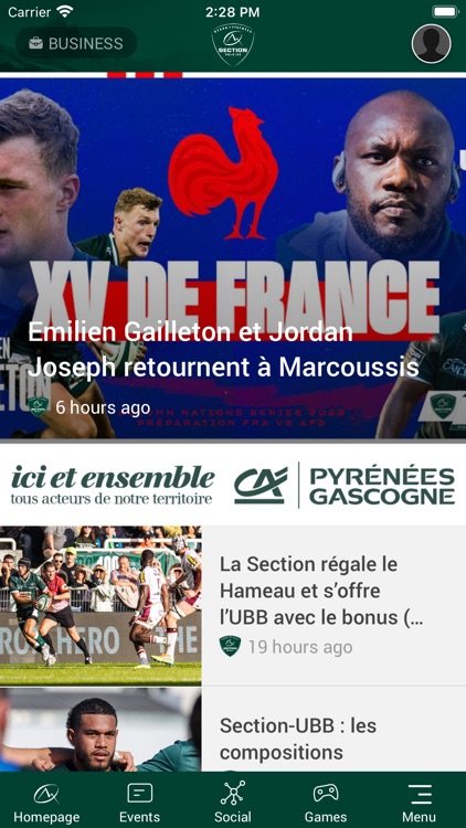 Section Paloise screenshot-3