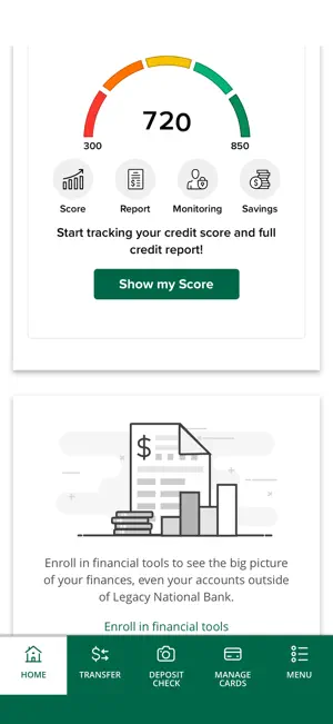 Legacy National Bank Mobile screenshot 3