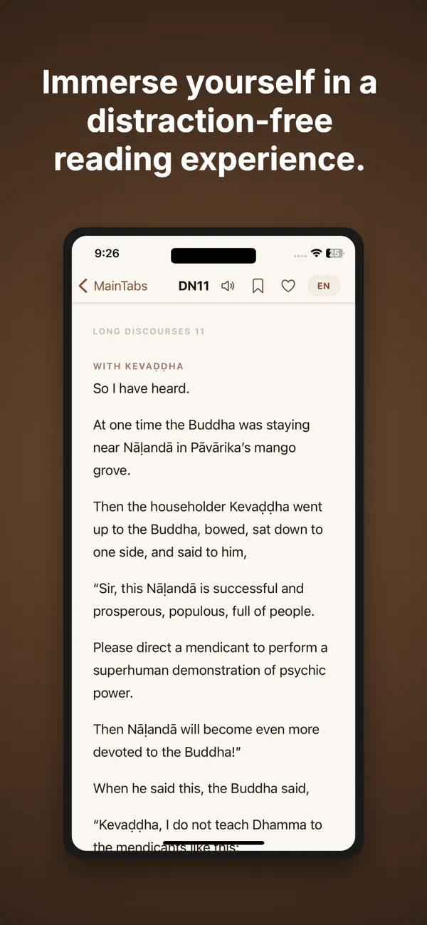 Screenshot #2 pour Sutta Companion — Dhamma
