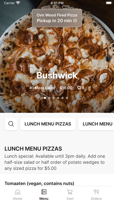 Ovn Wood Fired Pizza Screenshot