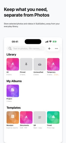 SubGallery: Photo Vault & PDF Screenshot 1 of 7