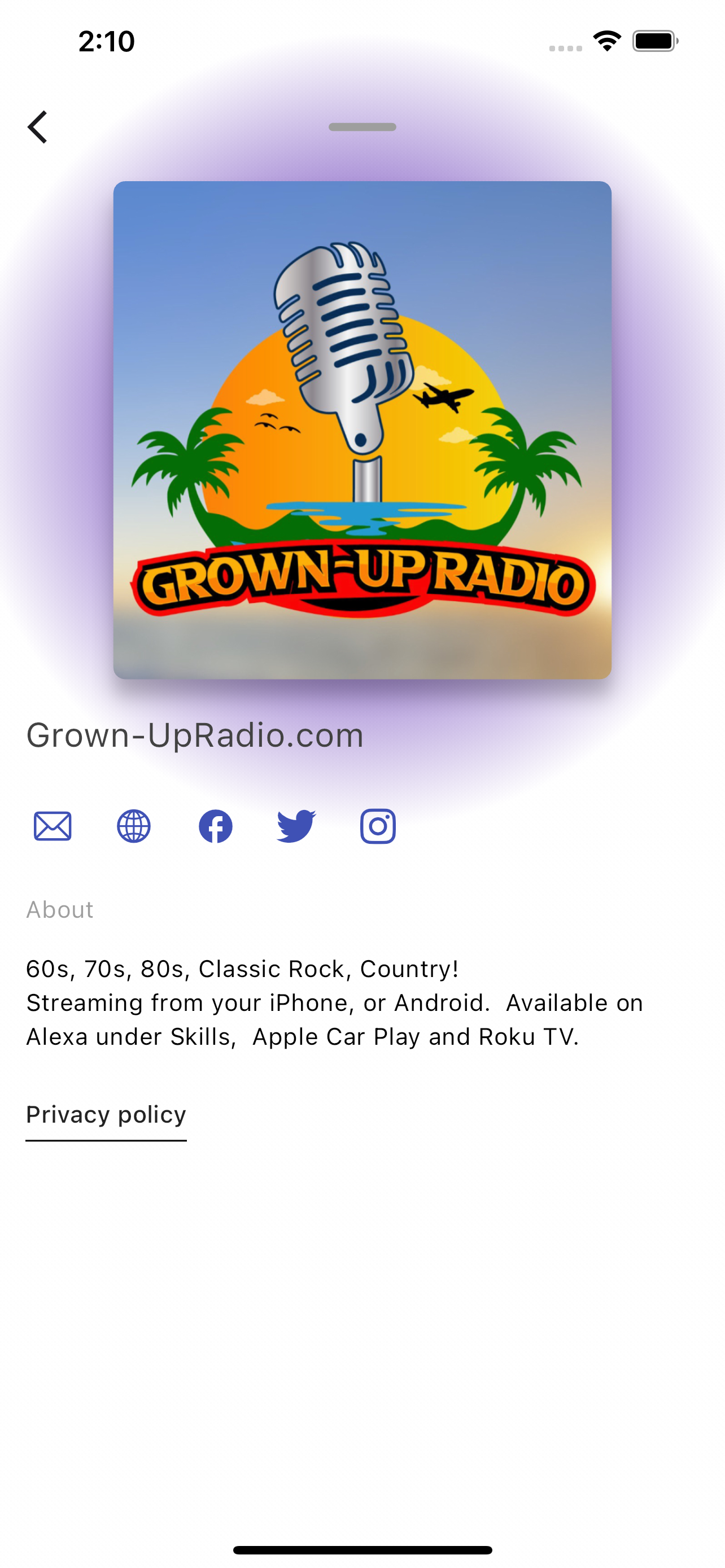 Grown-up Radio