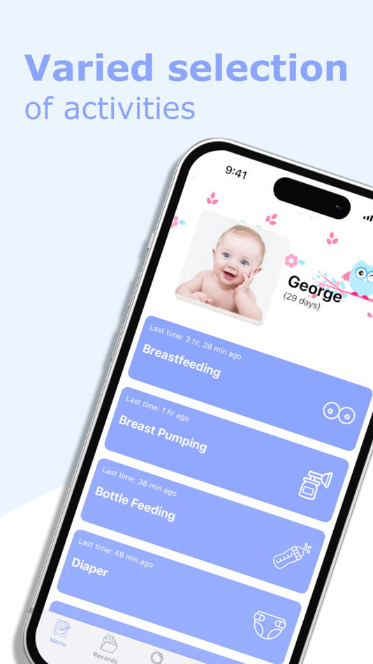 #1. Baby Diary & Tracker (iOS) Podle: Jiri Kuratko