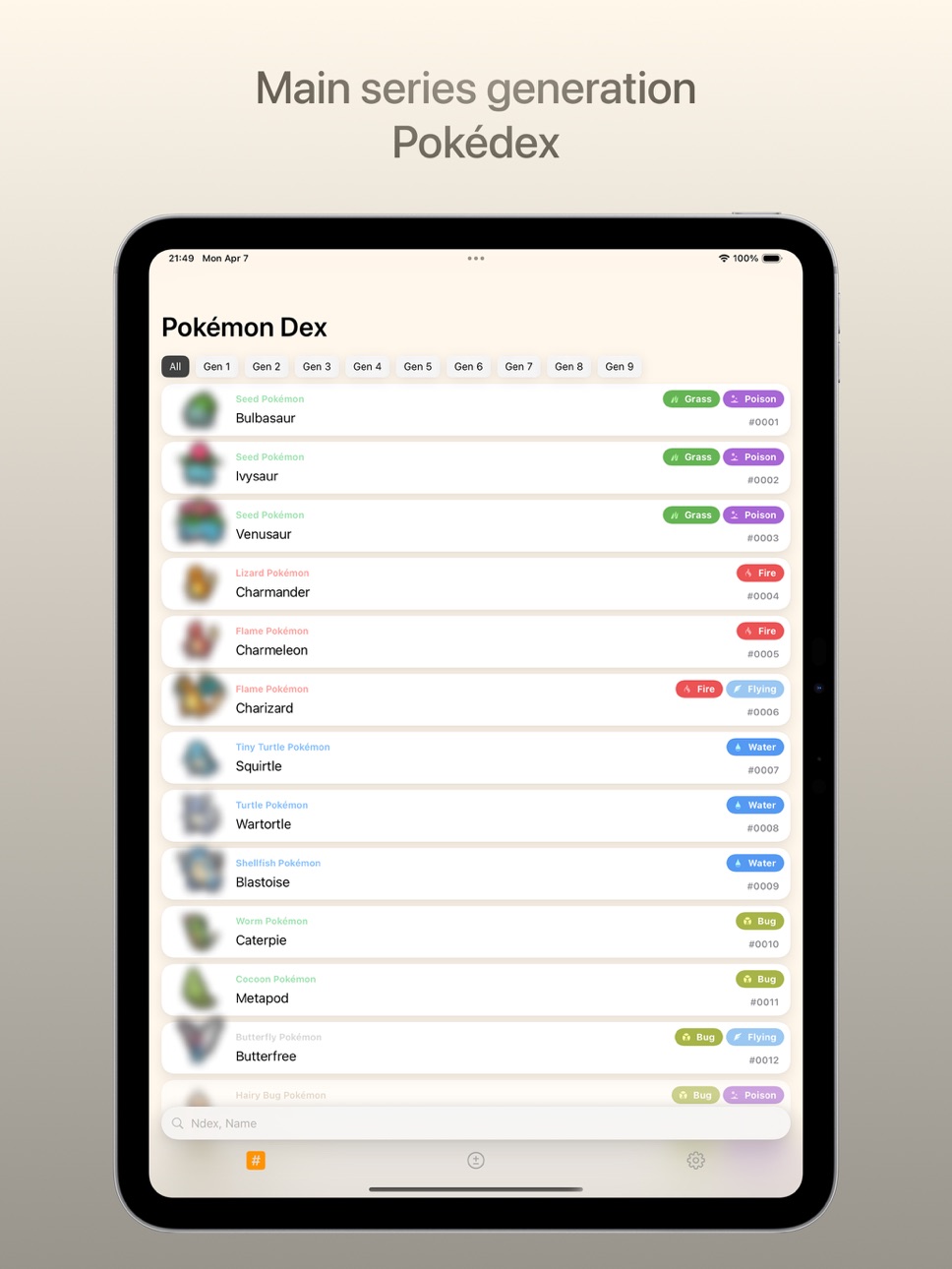 iPad screenshot