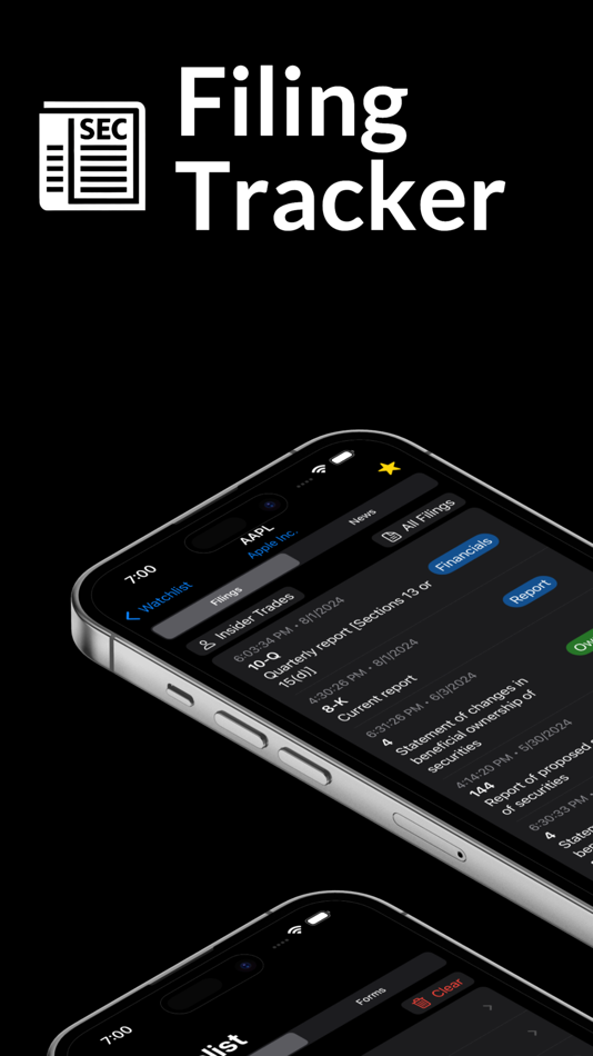 #1. Filing Tracker (iOS) 由: Ayman Slamani