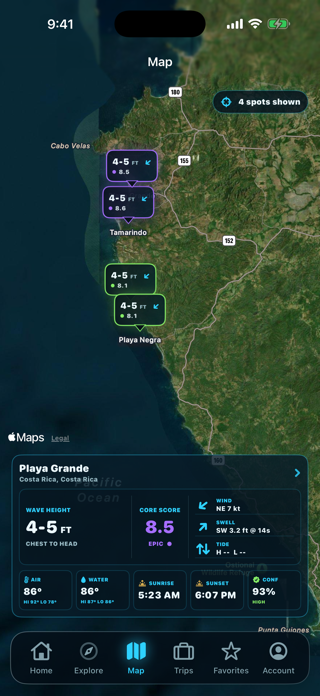 CoreSurfer Surf Reports Screenshot 3 of 8