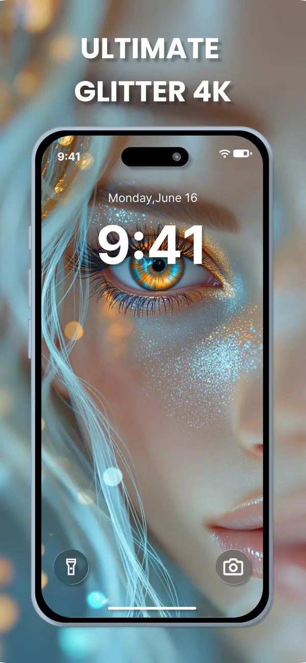 Screenshot #3 pour Glitter Live Wallpapers