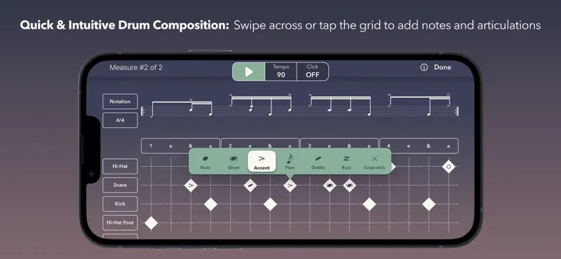 Drum Notation by Beat Note screenshot 1 of 10