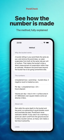 PondCheck: Pool Leak Test screenshot