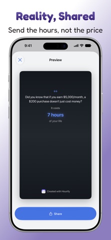 Hourify: Cost in Work Hours Screenshot 6 of 6