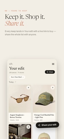 Sift - Save & Shop screenshot